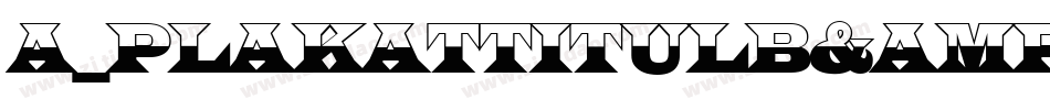 a_PlakatTitulB&W ExtraBold字体转换